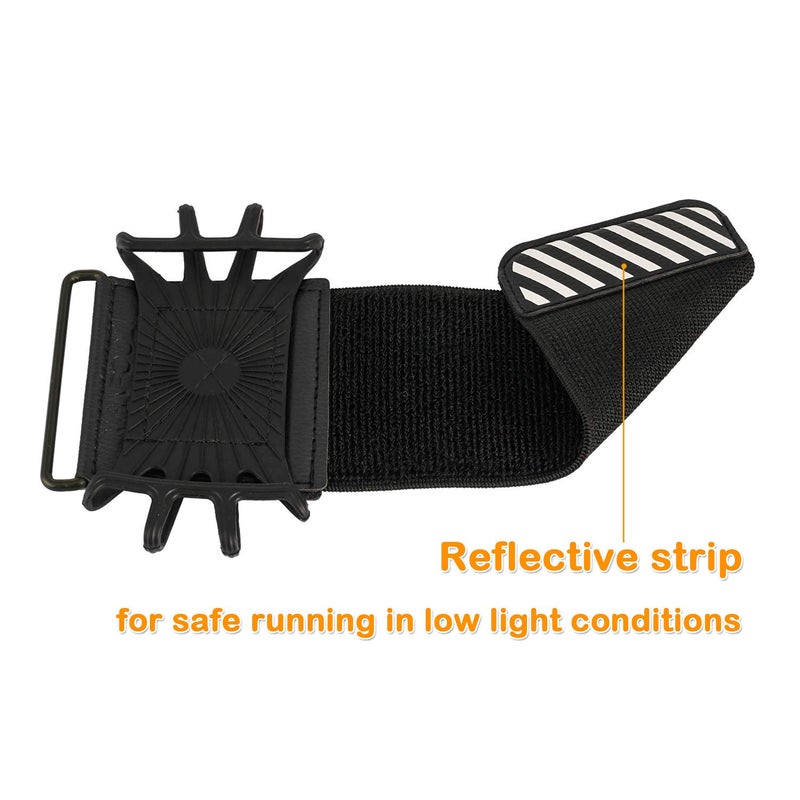 WANPOOL Walking Wristband/Forearm Band Phone Holder for iPhone Air, 17, 16, 15, 14, 13 Pro Max, 12 Pro, XR, Xs, X and Other 4.5-6 Inch Phones - Image 2